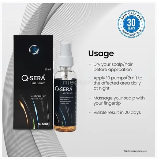 q sera hair serum 60 ml